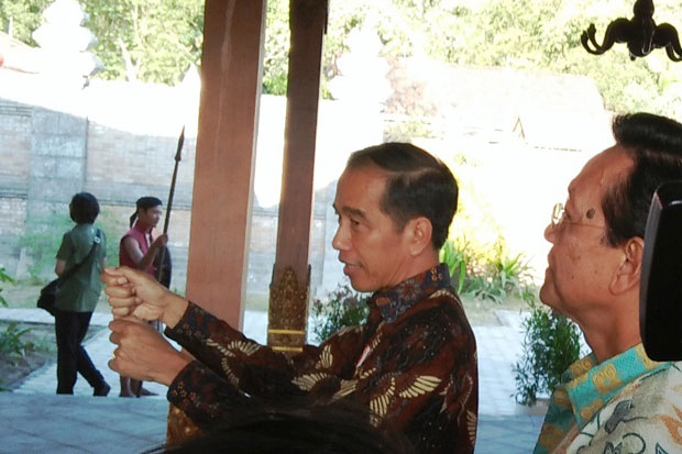 Jokowi  Ingin Studio Alam Gamplong Tumbuhkan Pariwisata DIY