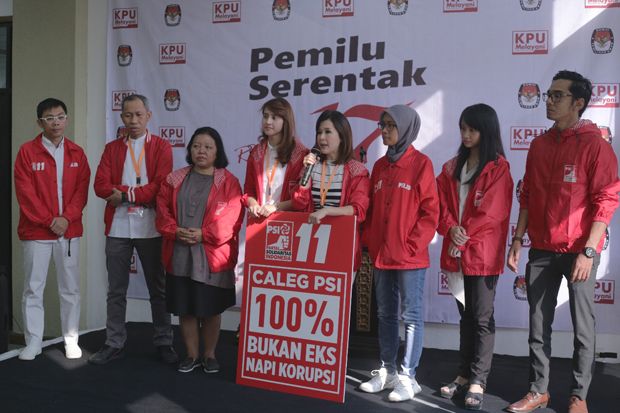 Daftar Bacaleg ke KPU, PSI: 45% Perempuan