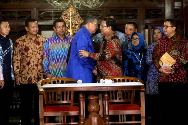 Pertemuan SBY-Prabowo Fokus Bahas Capres-Cawapres