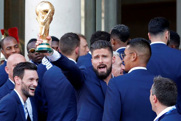 Dikritik Tidak Cetak Gol di Piala Dunia 2018, Ini Jawaban Giroud