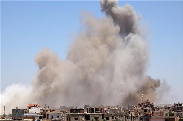 Rezim Suriah Bombardir Gedung Sekolah Berisi Pengungsi