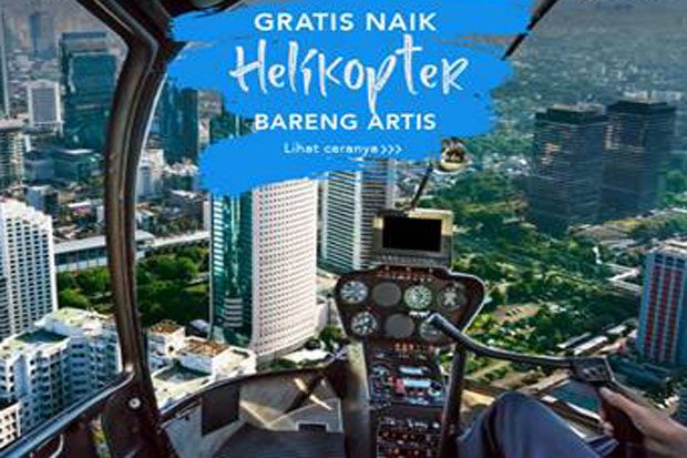 DANA Gelar Program Nonton Film Bareng Artis Sambil Naik Helikopter