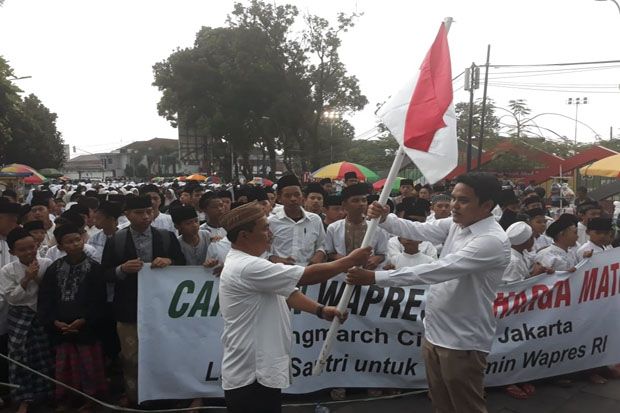 10.000 Santri Tasik Sambut Long March Dukung Cak Imin Cawapres 2019