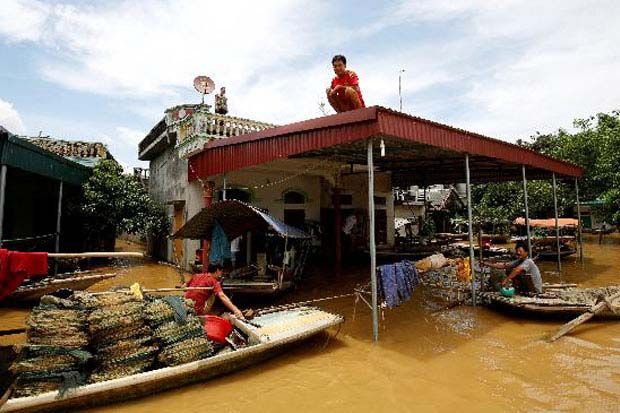 Banjir di Vietnam Memburuk