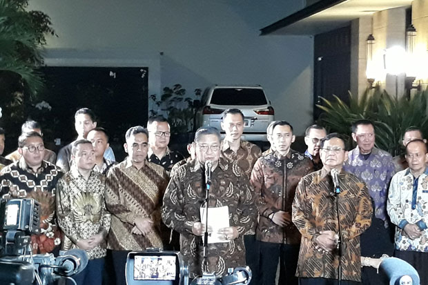 Bertemu SBY Selama Dua Jam, Prabowo: Hasilnya Menggembirakan
