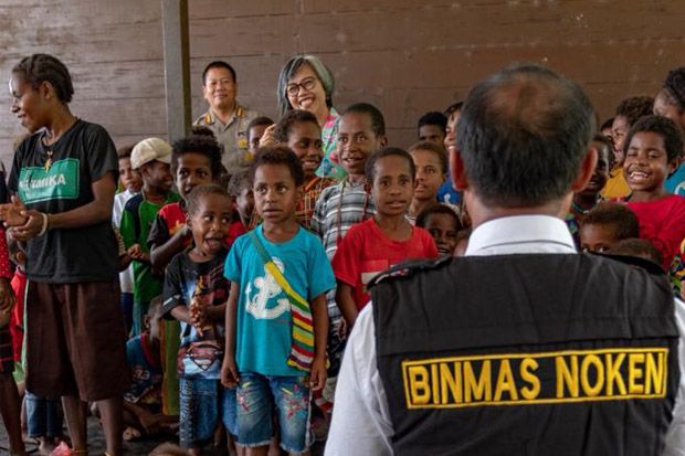 Binmas Noken Polri Terus Kembangkan Pelatihan untuk Warga Papua