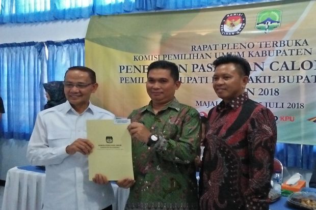 KPU Tetapkan Karna-Tarsono Pemenang Pilkada Majalengka