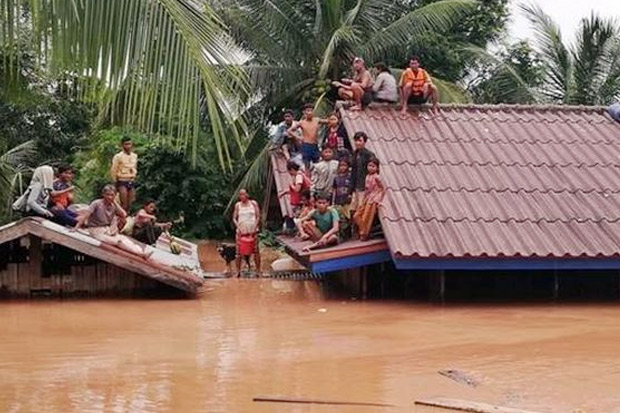 Bendungan di Laos Jebol, 20 Tewas dan 100 Hilang