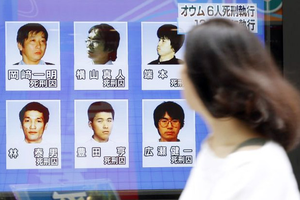 Jepang Eksekusi Enam Anggota Sekte Hari Kiamat Aum Shinrikyo