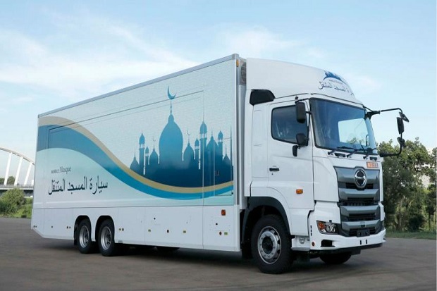 Mengintip Masjid Mobil di Jepang untuk Tamu Muslim