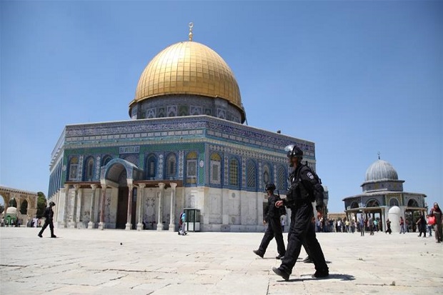 Puluhan Pasukan Israel Serbu Kompleks Masjid Al-Aqsa