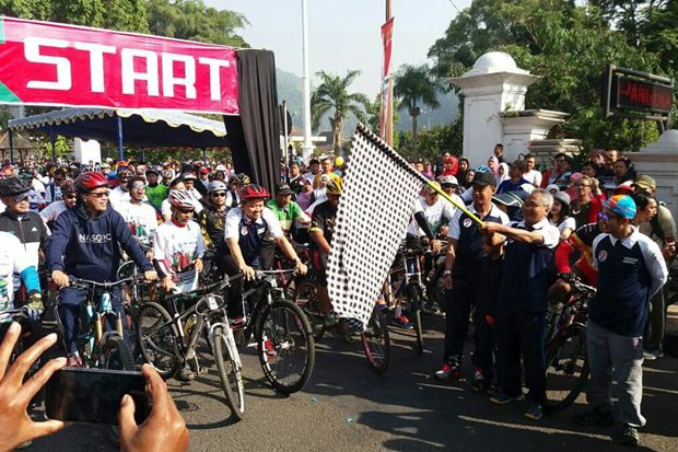 Sepeda Nusantara Sumedang Tunjukkan Potensi Kota Sport Tourism Baru
