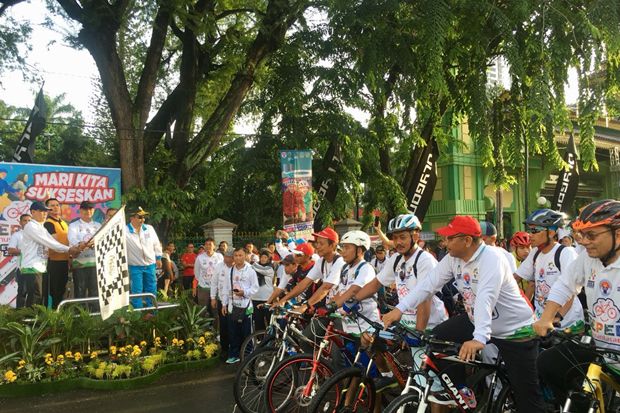 Sepeda Nusantara Medan Kenalkan Bangunan Bersejarah