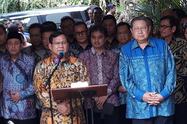 Gerindra-Demokrat Sepakat Berkoalisi dalam Pilpres 2019