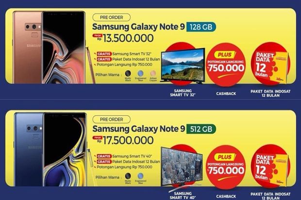 Beredar Rumor Samsung Galaxy Note 9 di Indonesia Dijual Rp13,5 Juta