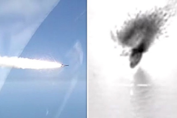 Latihan Perang di Laut Kaspia, Rusia Tembakkan Rudal Supersonik