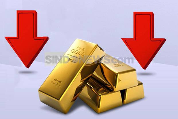 Harga Emas Antam Turun Rp3.000, Emas Dunia Capai Level Terendah