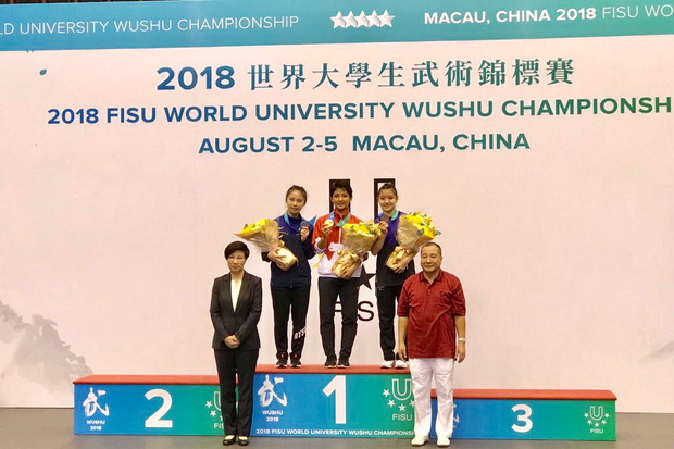 Tim Wushu Sabet Emas di Kejuaraan Dunia Antar Universitas