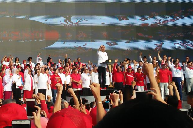 Presiden Jokowi Doakan Atlet Asian Games Berprestasi
