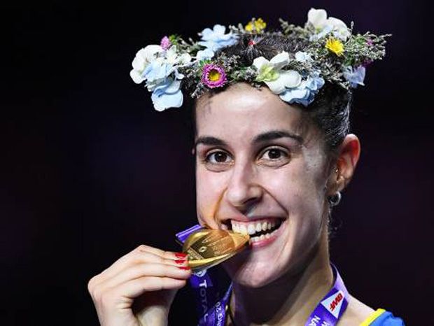 Raih Medali Emas, Carolina Marin Ukir Sejarah di Kejuaraan Dunia