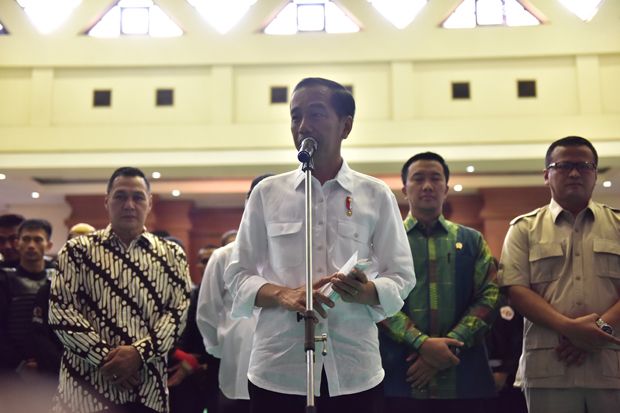 Jokowi Tugaskan Menko Polhukam Tangani Korban Gempa Lombok
