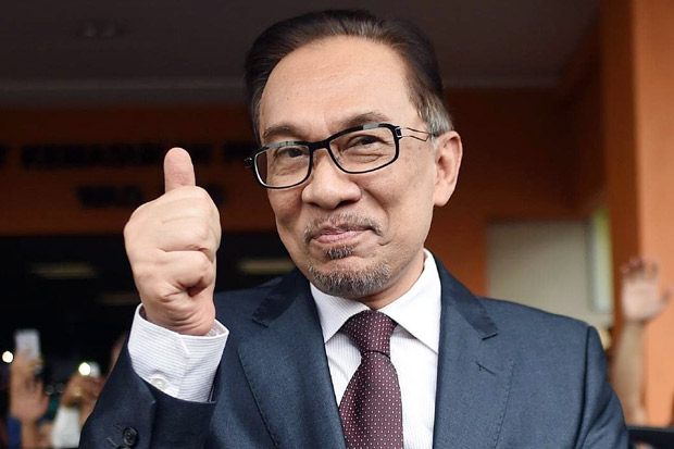 Anwar Ibrahim Terpilih Jadi Pemimpin Partai PKR Malaysia