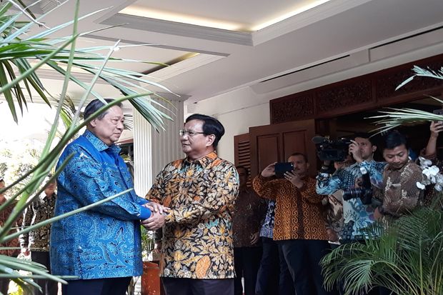 Tadi Siang, SBY-Prabowo Matangkan Perkembangan Capres-Cawapres