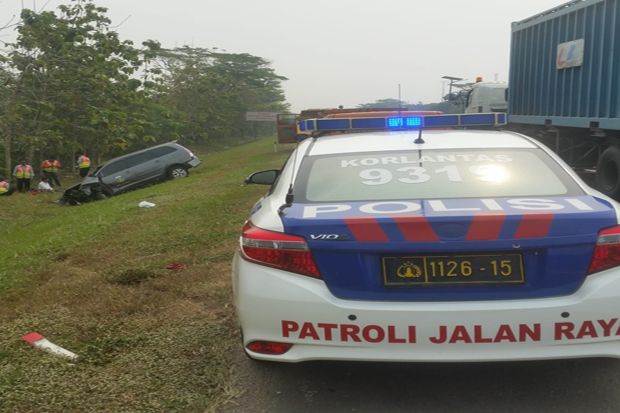 Istri Kasatpol PP Banten Alami Kecelakaan di Tol Tangerang Merak