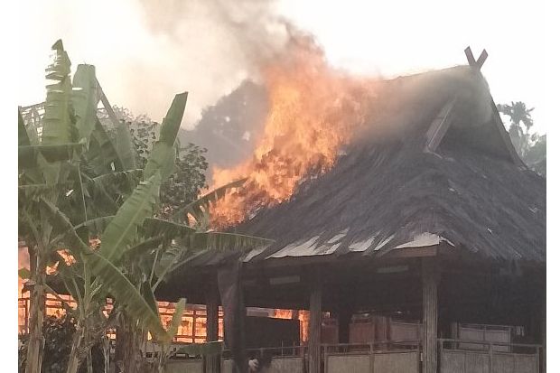 Api Membara di SMPN 10 Ciseureuh, Bangunan Sekolah Ludes