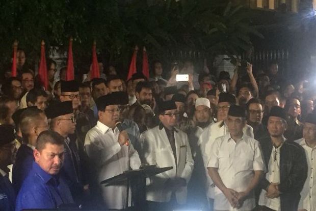 Deklarasi Prabowo-Sandiaga Tak Dihadiri Elite Demokrat