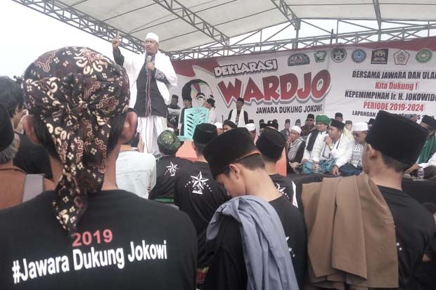 Jawara dan Ulama Banten Dukung Jokowi-Maruf Amin