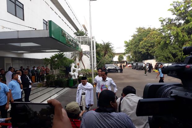 Tiba di RSPAD, Jokowi-Maruf Amin Siap Jalani Tes Kesehatan