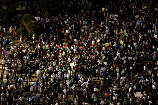 Ribuan Warga Arab Israel Demo Menentang UU Negara Yahudi