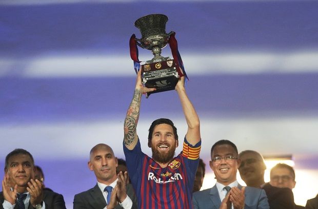 Rincian 33 Trofi Lionel Messi di Barcelona