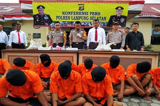 2,5 Ton Baut dan Mur Jalan Tol Trans-Sumatera Dicuri, Sebelas Pelaku Dibekuk Polisi