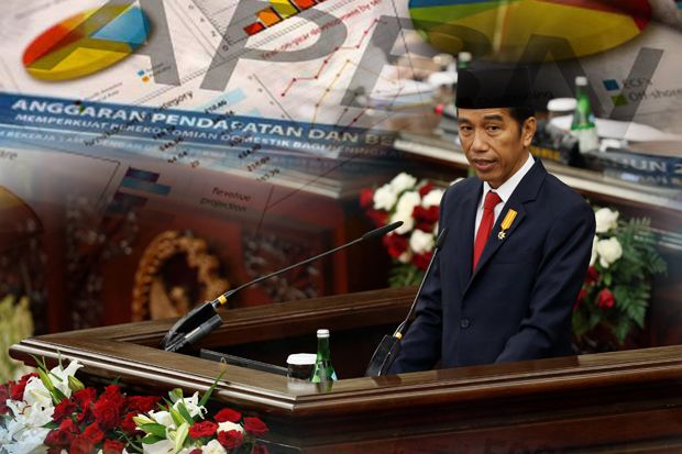 Pidato Kenegaraan 2018, Jokowi Paparkan Inflasi Rendah