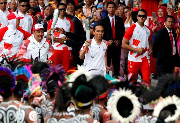 Obor Asian Games 2018 Sempat Padam di Tangan Jokowi