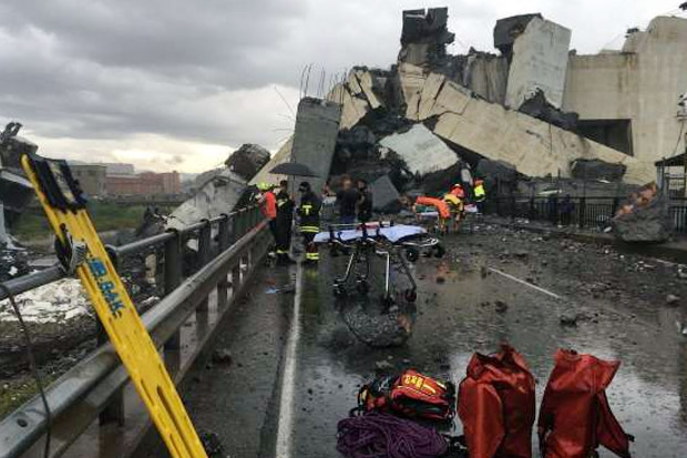 Operasi Pencarian Berakhir, Korban Tewas Jembatan Runtuh Italia Naik Jadi 43