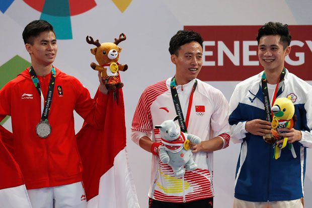 China Rebut Emas Pertama, Indonesia Perak Cabang Wushu Asian Games 2018