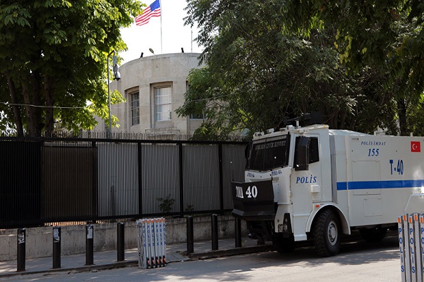 Ankara Sebut Penembakan Kedubes AS untuk Ciptakan Kekacauan di Turki