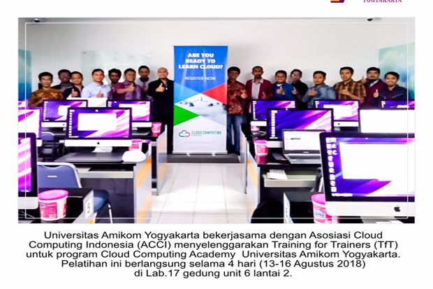 Tingkatkan Kompetensi Dosen dan Mahasiswa,  AMIKOM Yogyakarta Adakan Training for Trainers