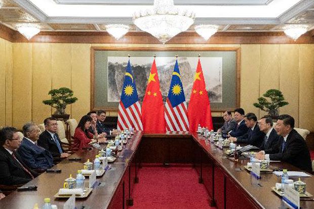 PM Malaysia Mahathir Mohamad Berharap China Bantu Malaysia