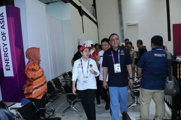 Tinjau Jakabaring, Puan Optimistis Indonesia Masuk 10 Besar Asian Games 2018