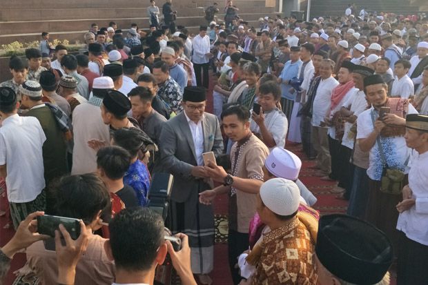 Salat Idul Adha di Lapangan Cicendo, Ridwan Kamil Pamit kepada Warga