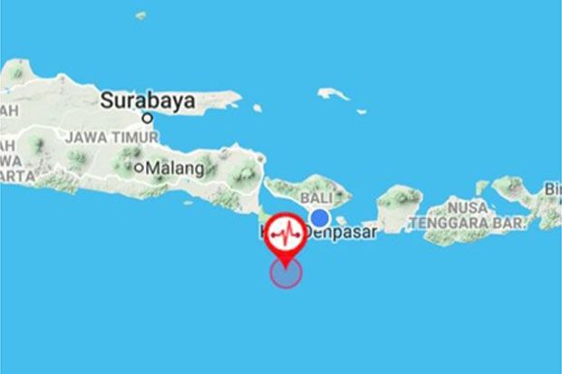 Gempa Bali 5,4 SR Sempat Bikin Panik Warga Denpasar