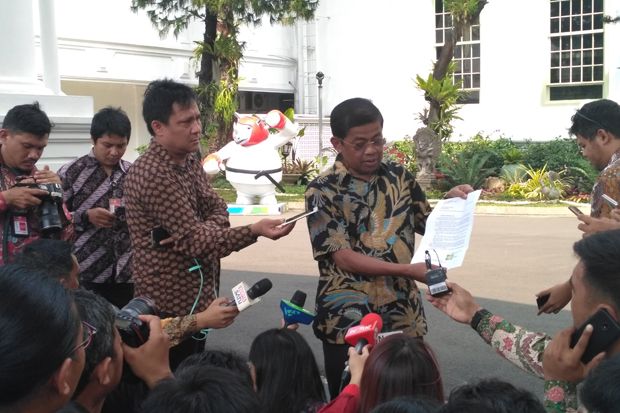 Menghadap Jokowi, Idrus Marham Mundur dari Mensos