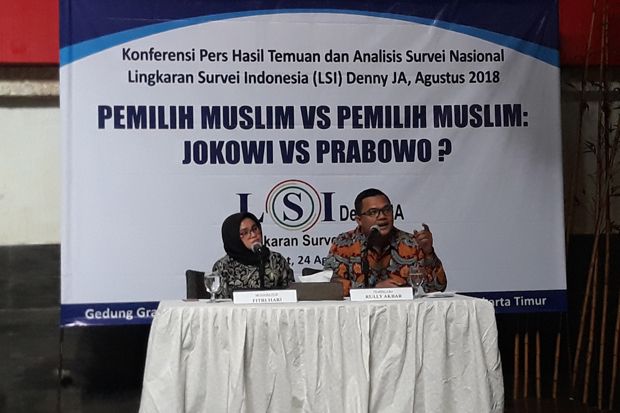 LSI: Pendengar Said Aqil, Din, TGB dan Mansur Dukung Jokowi-Maruf