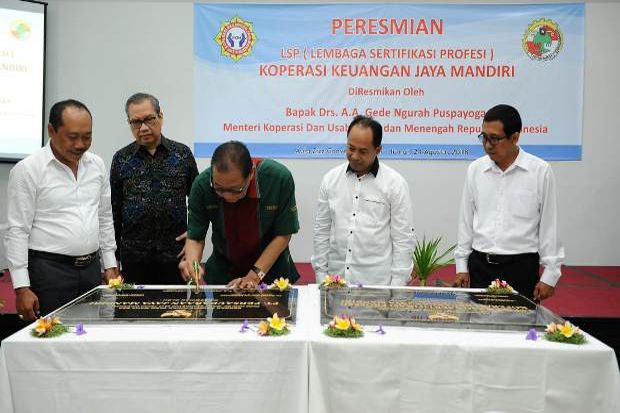 Menteri Puspayoga Resmikan LSP Koperasi di Bali