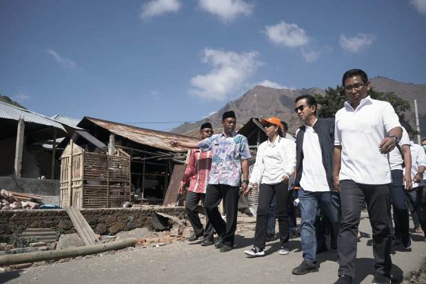Menteri Rini: BUMN Bersinergi Pulihkan Lombok