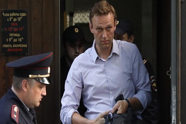 Pemimpin Oposisi Rusia Alexei Navalny Ditangkap Lagi